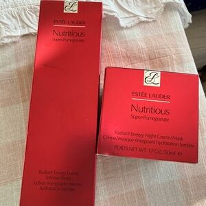 Estée Lauder Nutritious Super-Pomegranate Skincare Set - Red